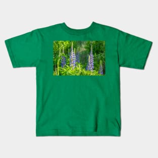 Purple lupins. Kids T-Shirt